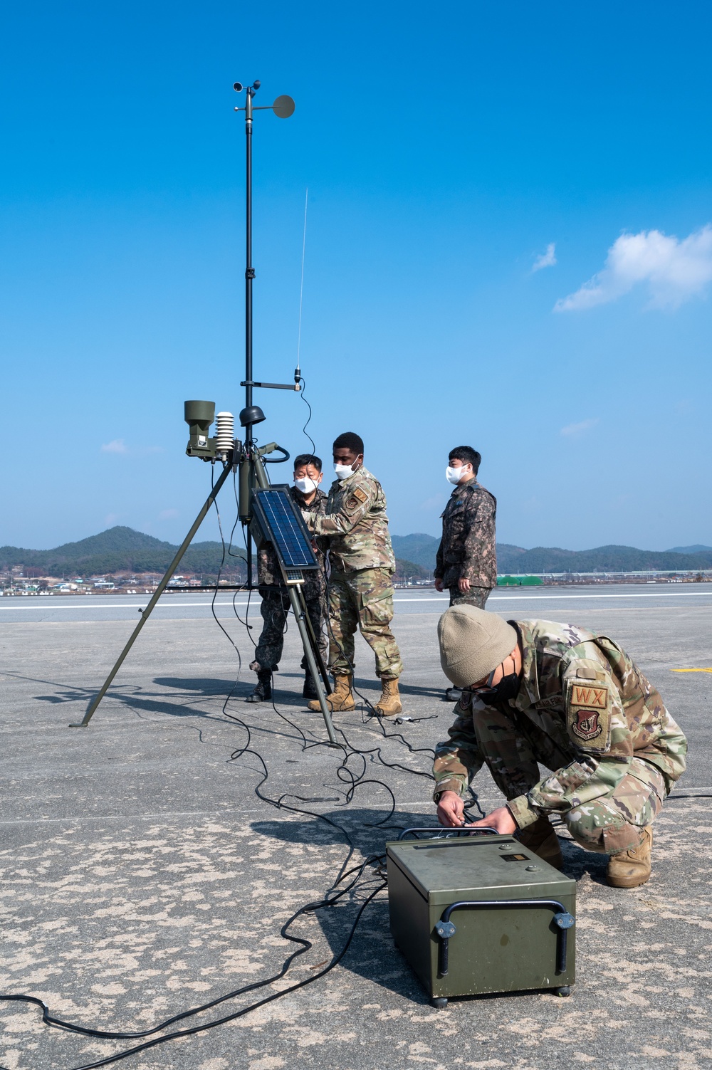 U.S. and ROK Air Forces practice ELS operations