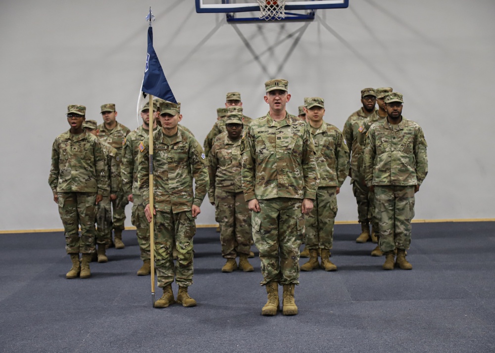 V Corps Forward Company conducts change of command ceremony