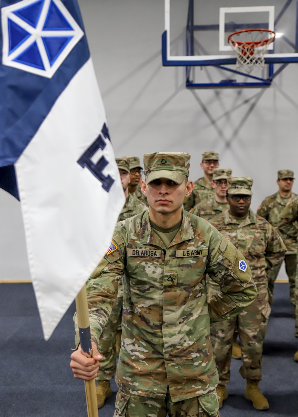 V Corps Forward Company conducts change of command ceremony