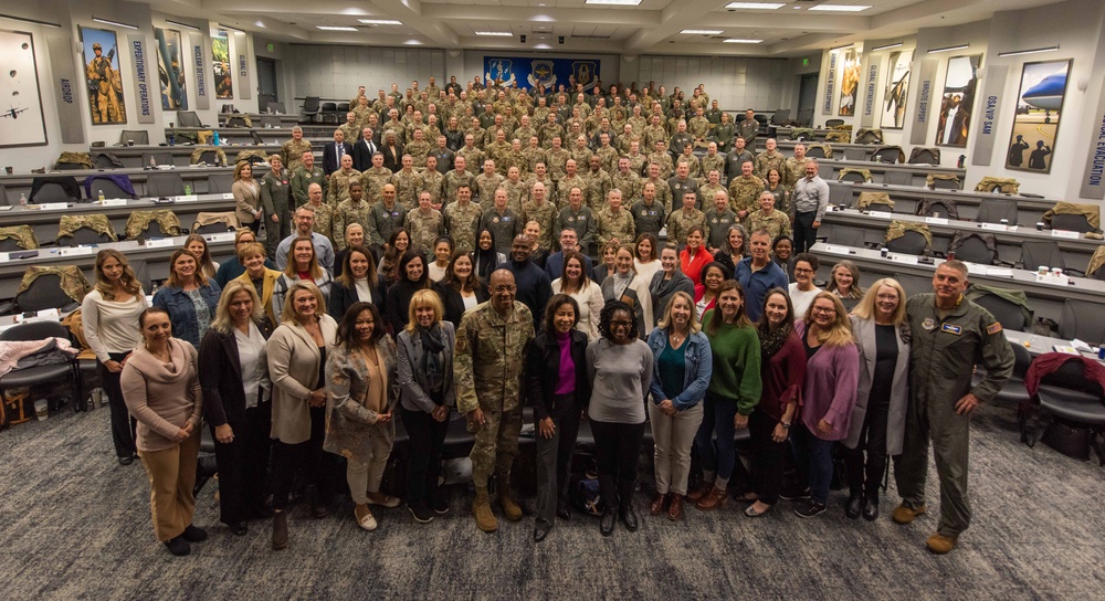 Chief of Staff of the Air Force makes remarks at AMC's Fall Rally 2022