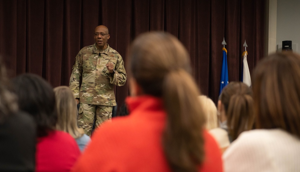 Chief of Staff of the Air Force makes remarks at AMC's Fall Rally 2022