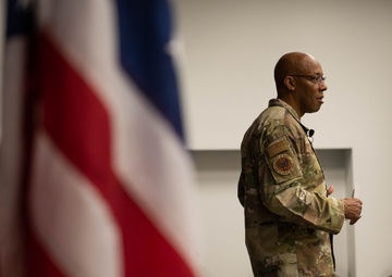 Chief of Staff of the Air Force makes remarks at AMC's Fall Rally 2022