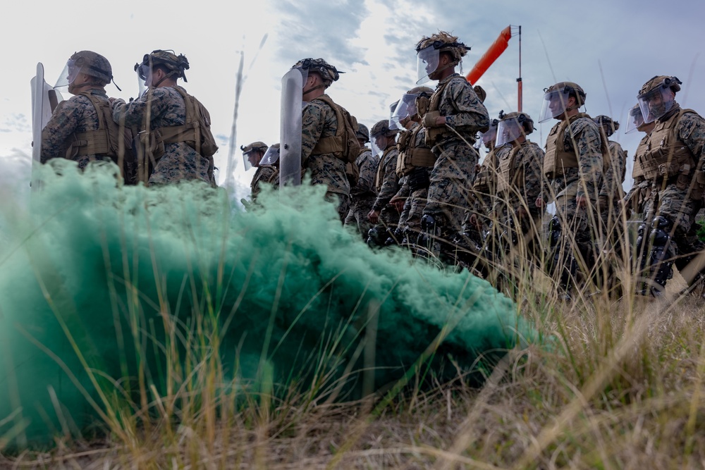 26th MEU Conducts Non-Lethal Weapons Training