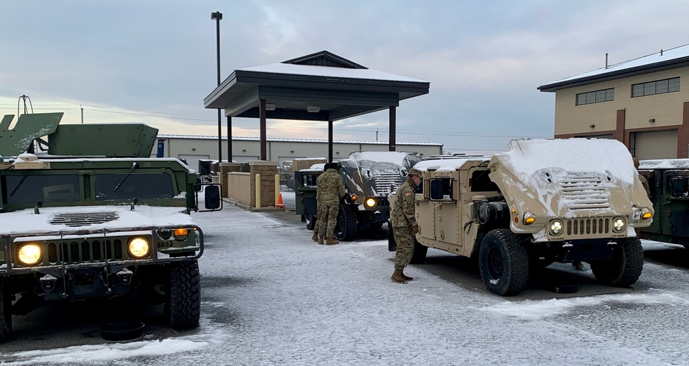 NY Army Guard Soldiers prepare for snow storm response in upstate New York