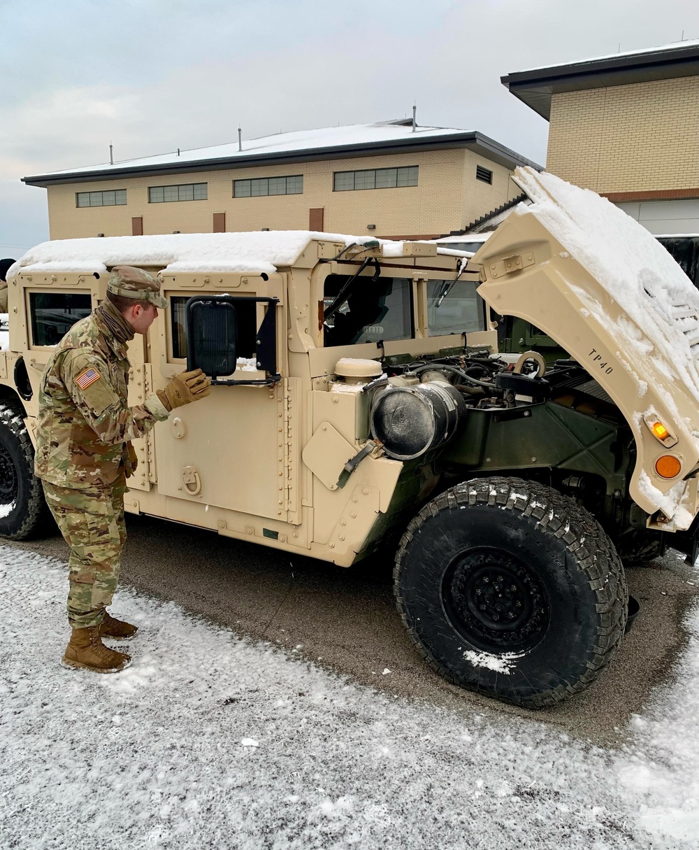 NY Army Guard Soldiers prepare for snow storm response in upstate New York