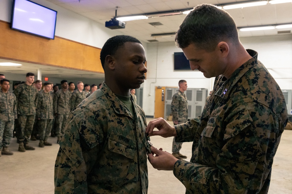 Navy and Marine Corps Acheivement Medal Ceremony