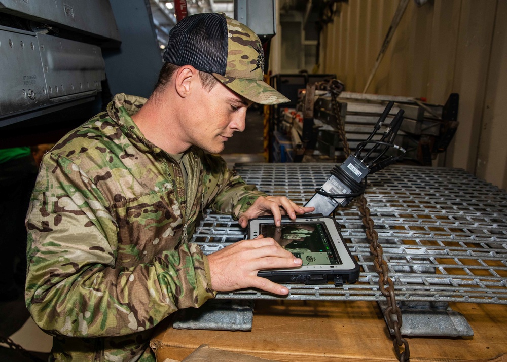 Daily operations aboard USS George H.W. Bush (CVN 77)