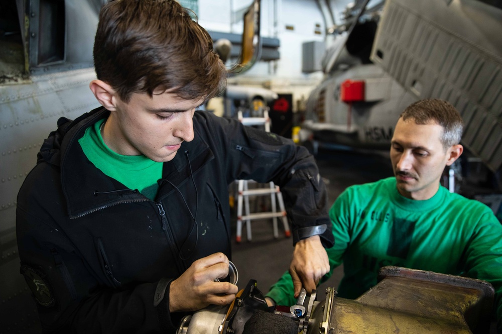 Daily Operations Onboard USS George H.W. Bush (CVN 77)