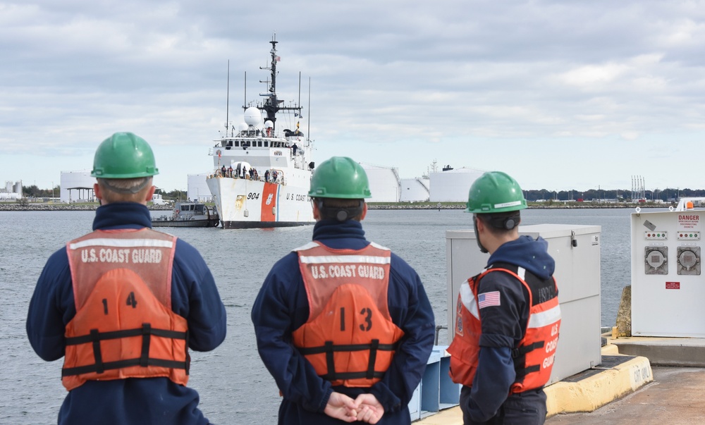 USCGC Northland returns to homeport following 59-day Caribbean Sea patrol