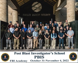 Post-Blast Investigator School: just because it explodes, doesn’t mean there isn’t evidence left behind