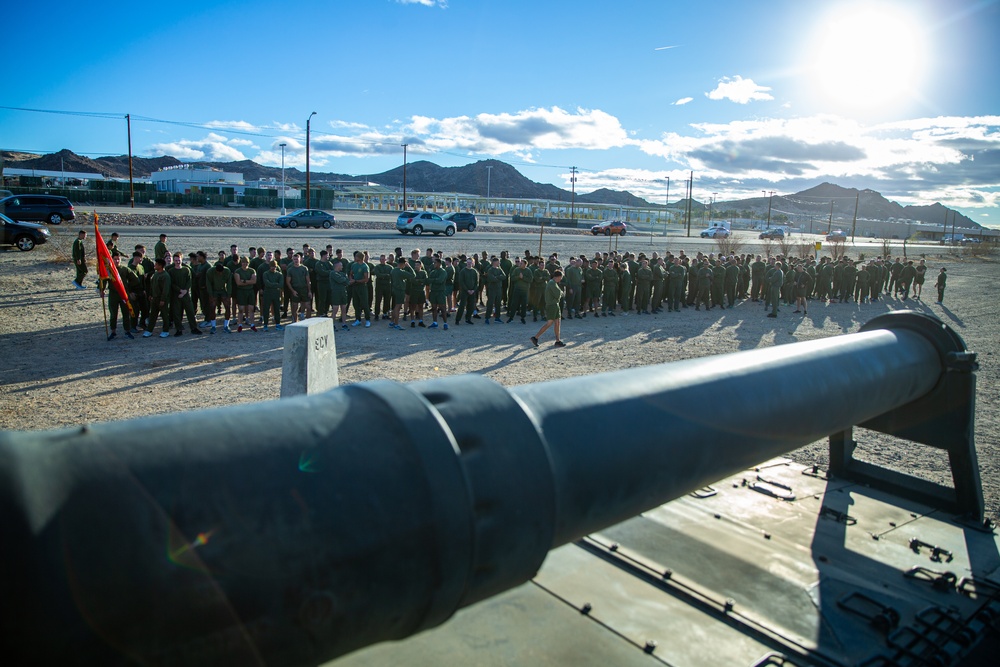 MCAGCC celebrates 247th Marine Corps birthday with formation run