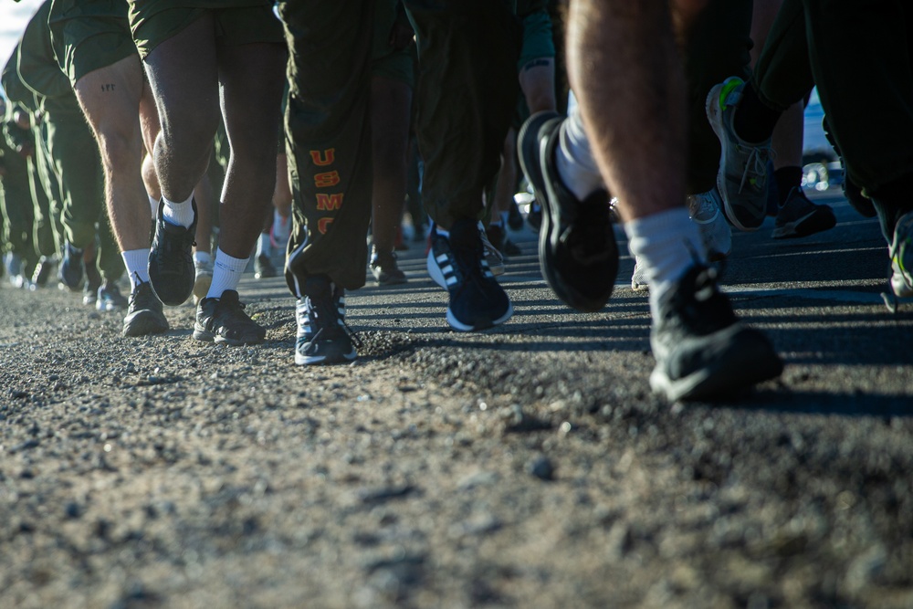 MCAGCC celebrates 247th Marine Corps birthday with formation run