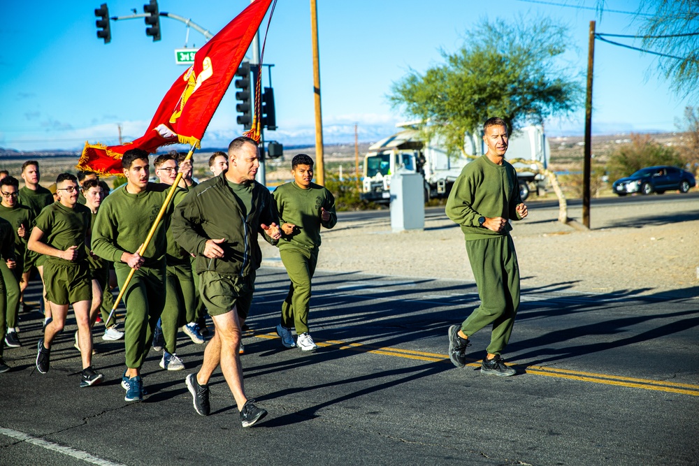 MCAGCC celebrates 247th Marine Corps birthday with formation run