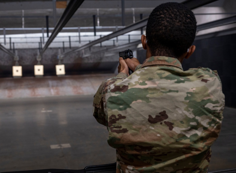 4th SFS hosts EIC pistol match