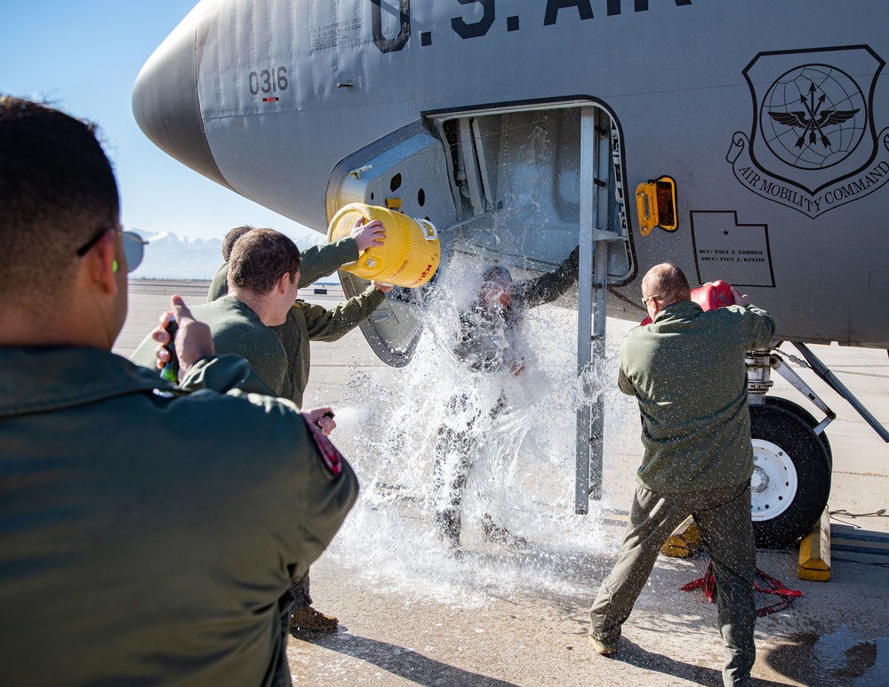 CMSgt Williams &amp; MSgt Armstrong Fini-Flight