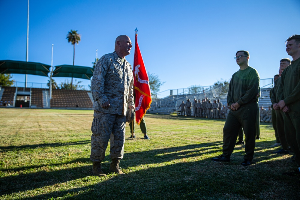 MCAGCC celebrates 247th Marine Corps birthday with formation run