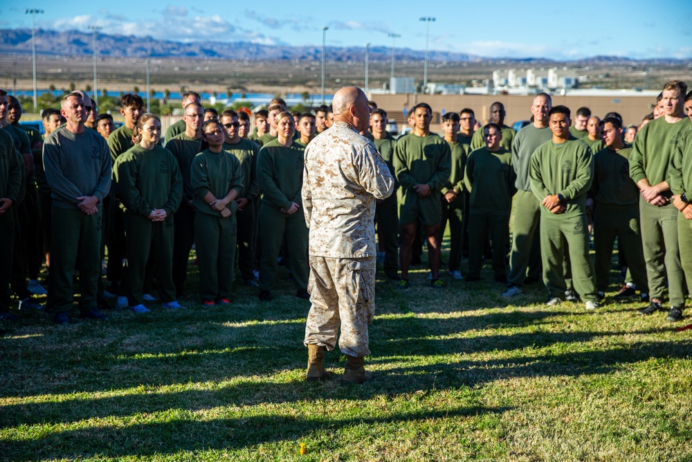 MCAGCC celebrates 247th Marine Corps birthday with formation run