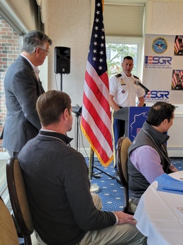 Chief Warrant Officer 2 Jeremy Meierdirk speaking