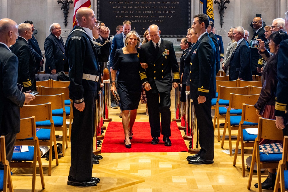 CNO Presides Over Vice Adm. Bill Merz's Retirement