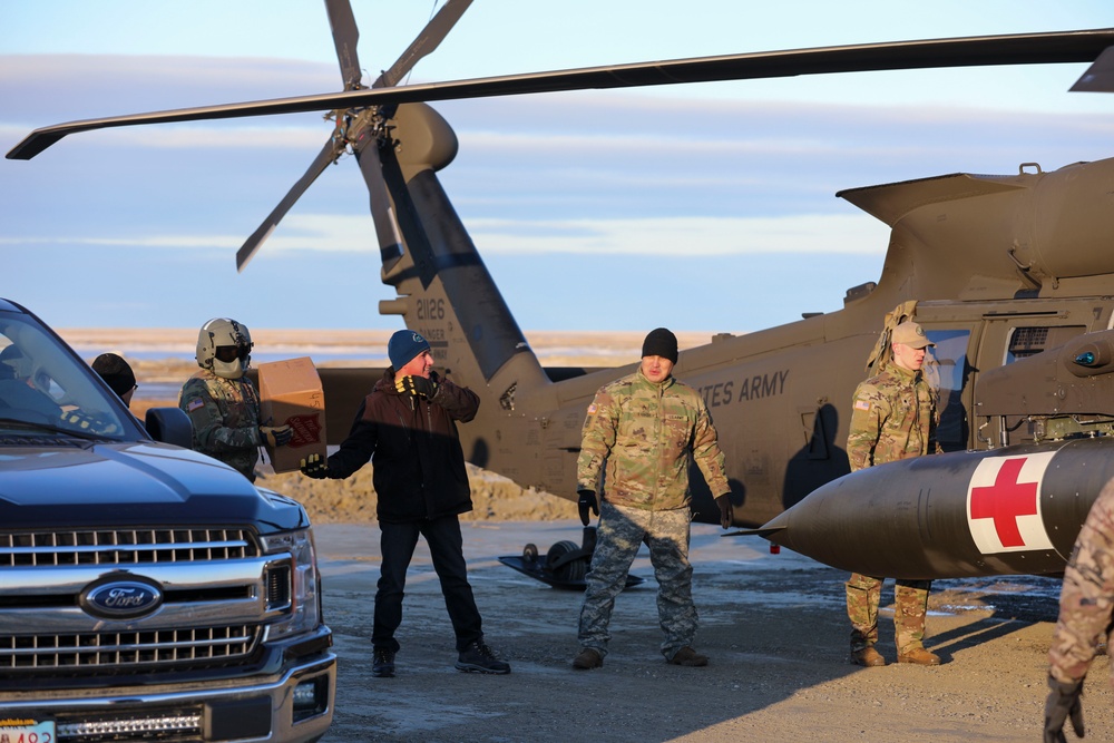 Alaska National Guard upgrades Santa’s sleigh for Scammon Bay