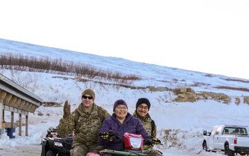 Bethel-based Guardsmen bring holiday cheer to Scammon Bay