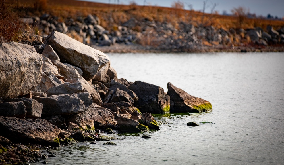 Milford Lake, the biggest lake in Kansas