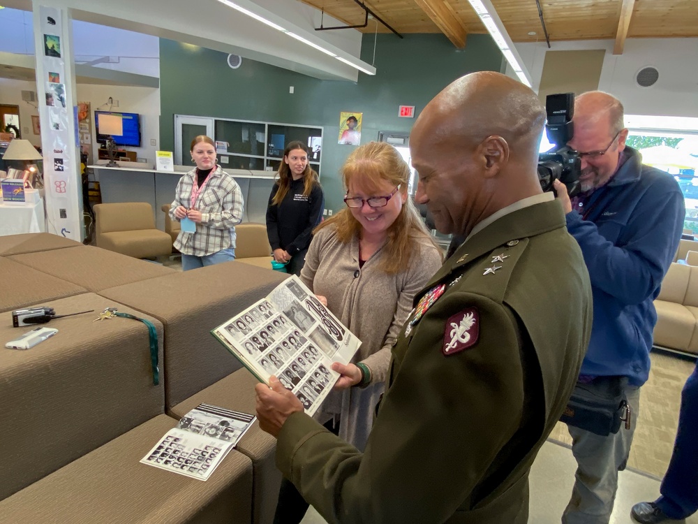 Commanding General visits hometown to raise awareness and promote career opportunities