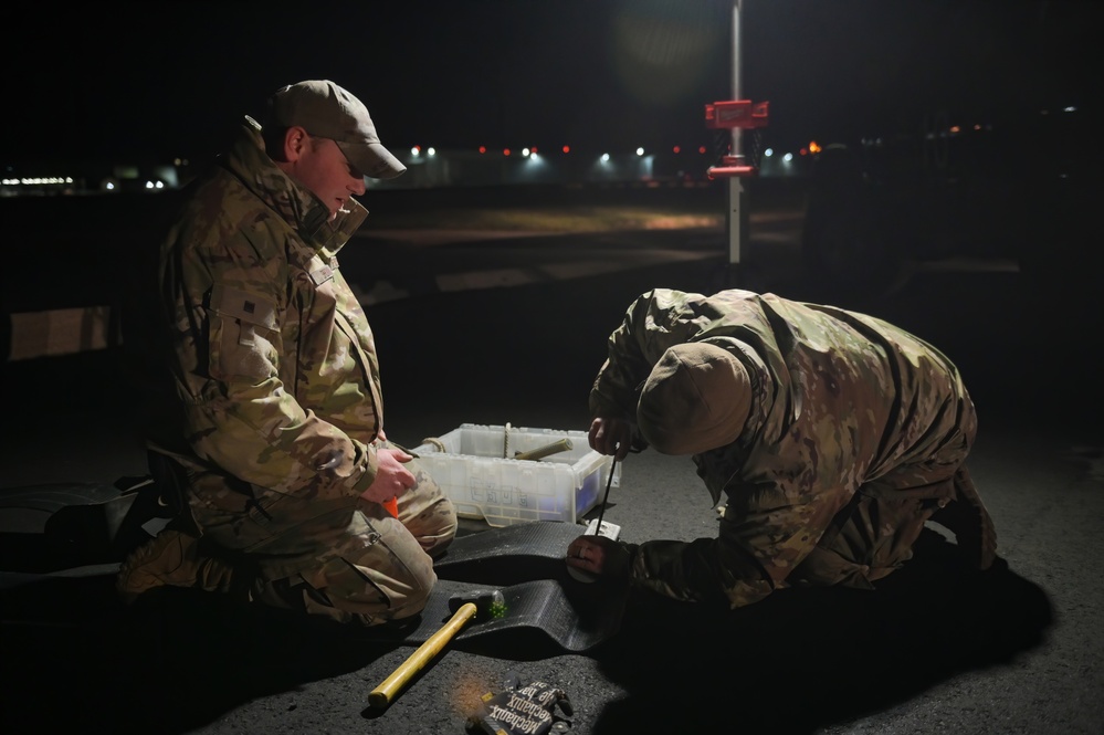 115th Fighter Wing Airmen maintain aircraft arresting systems