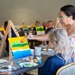 Wounded Warriors participate in painting as part of Warrior Care Month