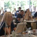 Wounded Warriors participate in painting as part of Warrior Care Month