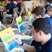 Wounded Warriors participate in painting as part of Warrior Care Month