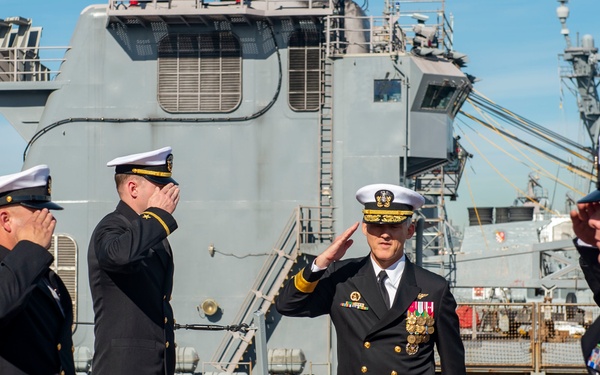 PHIBRON ONE CHANGE OF COMMAND