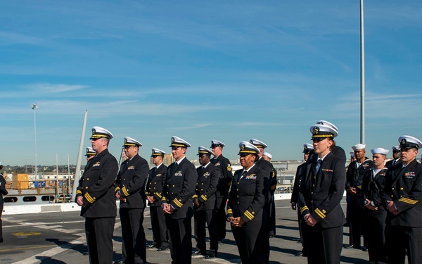 PHIBRON ONE CHANGE OF COMMAND