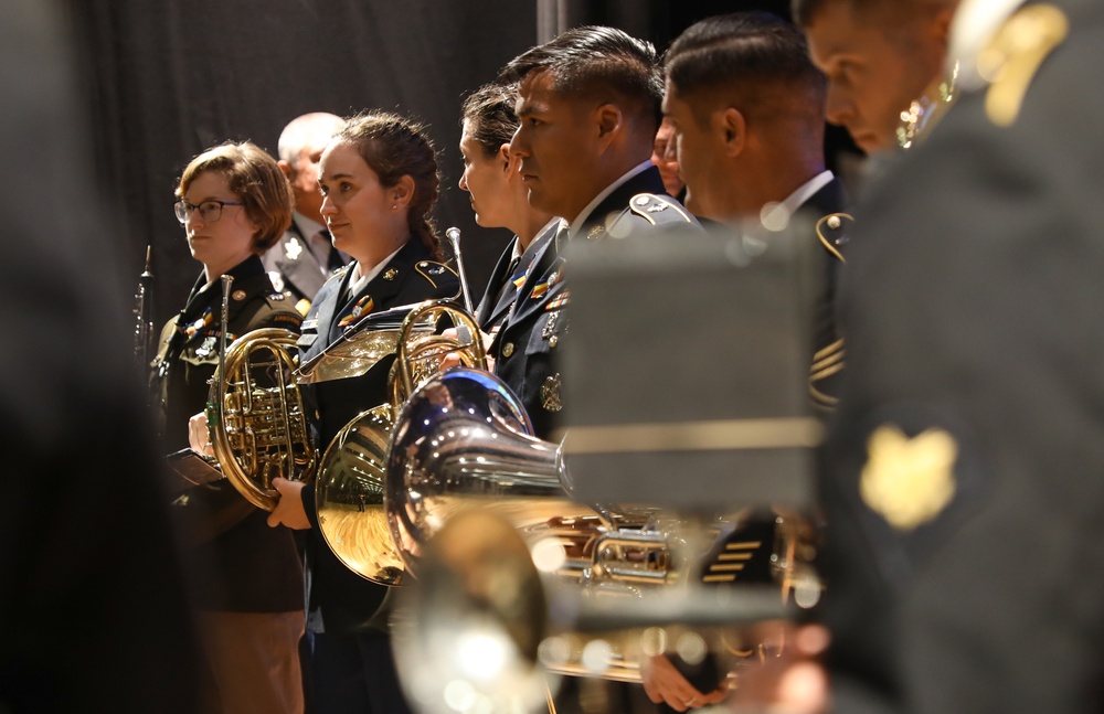 101st Airborne Division Band Join Together With The Romanian Naval Academy