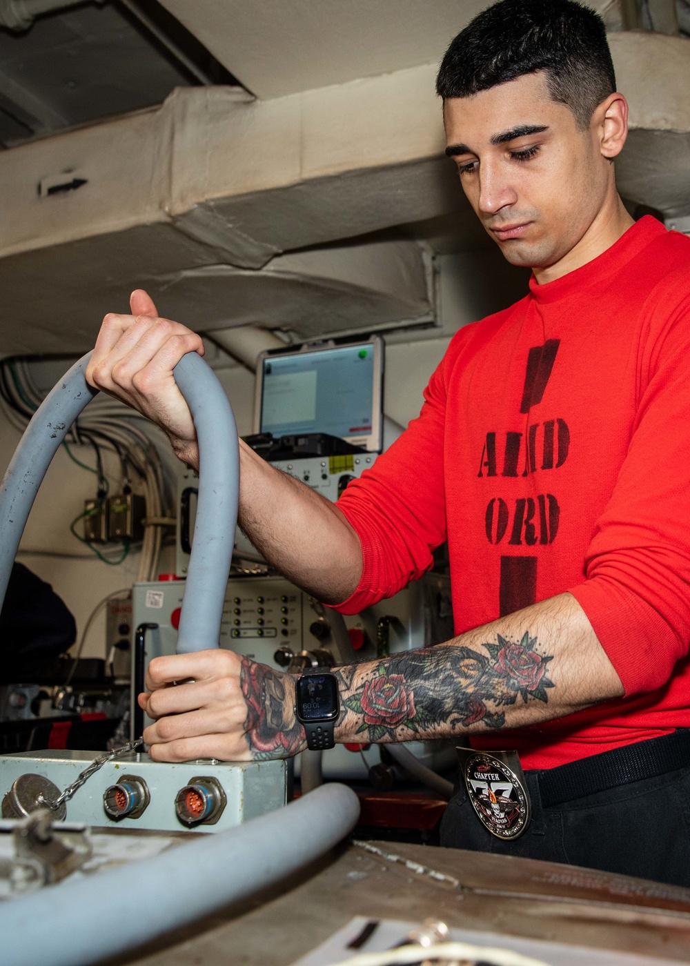 Daily operations aboard USS George H.W. Bush (CVN 77)