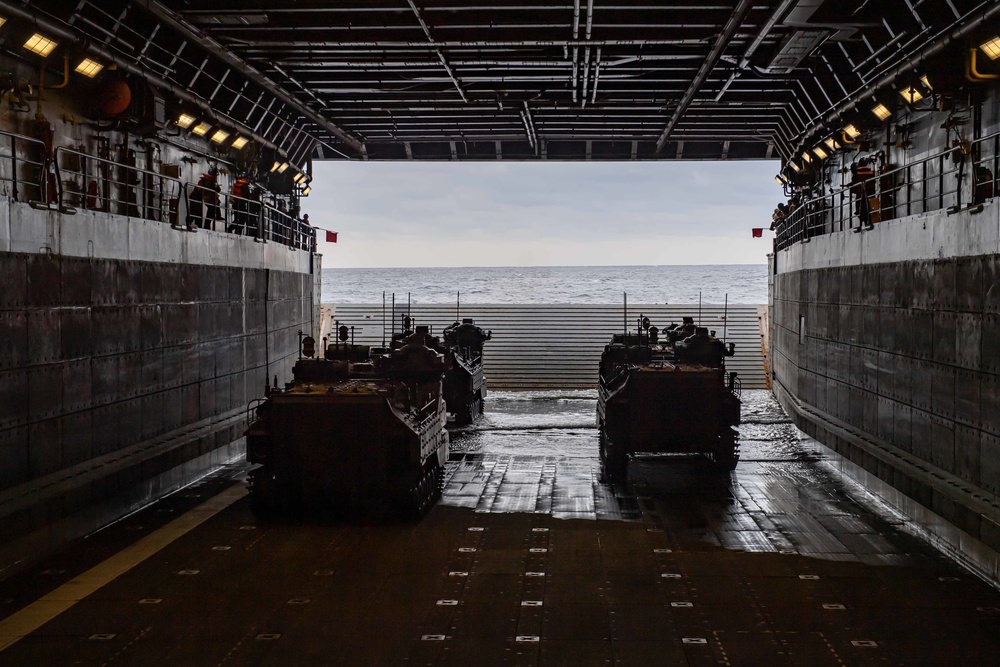 AAV Operations aboard USS New Orleans during Keen Sword 23