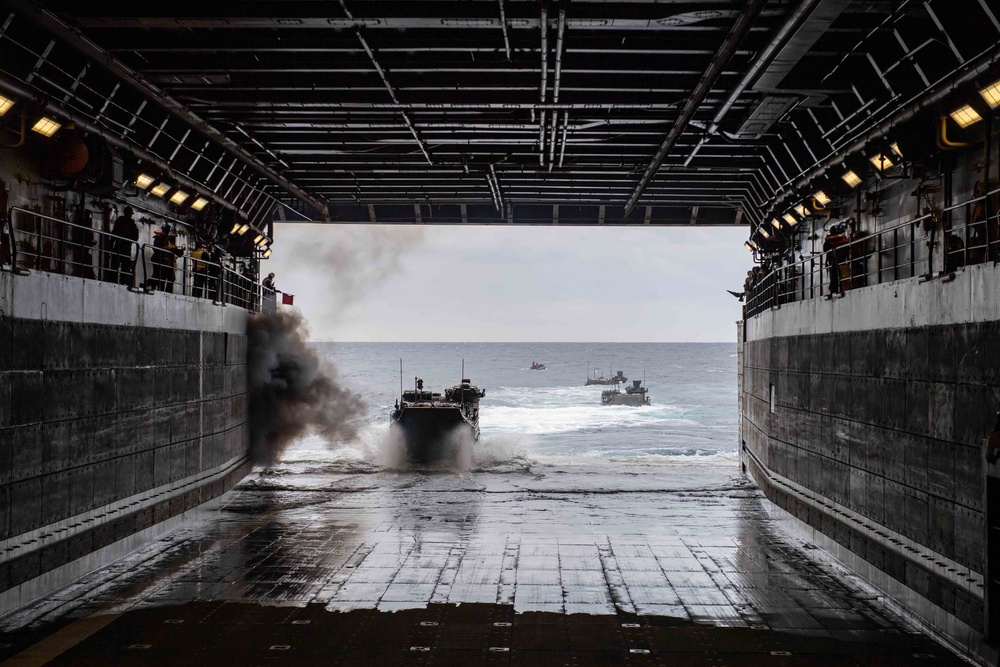 AAV Operations aboard USS New Orleans during Keen Sword 23