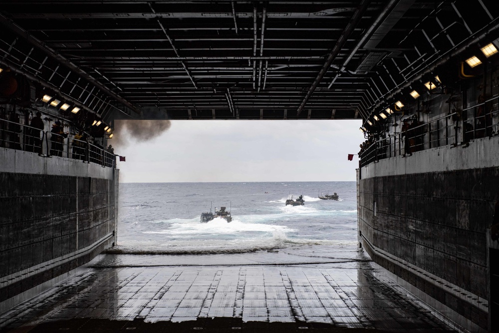 AAV Operations aboard USS New Orleans during Keen Sword 23