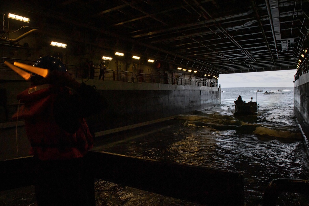 AAV Operations aboard USS New Orleans during Keen Sword 23