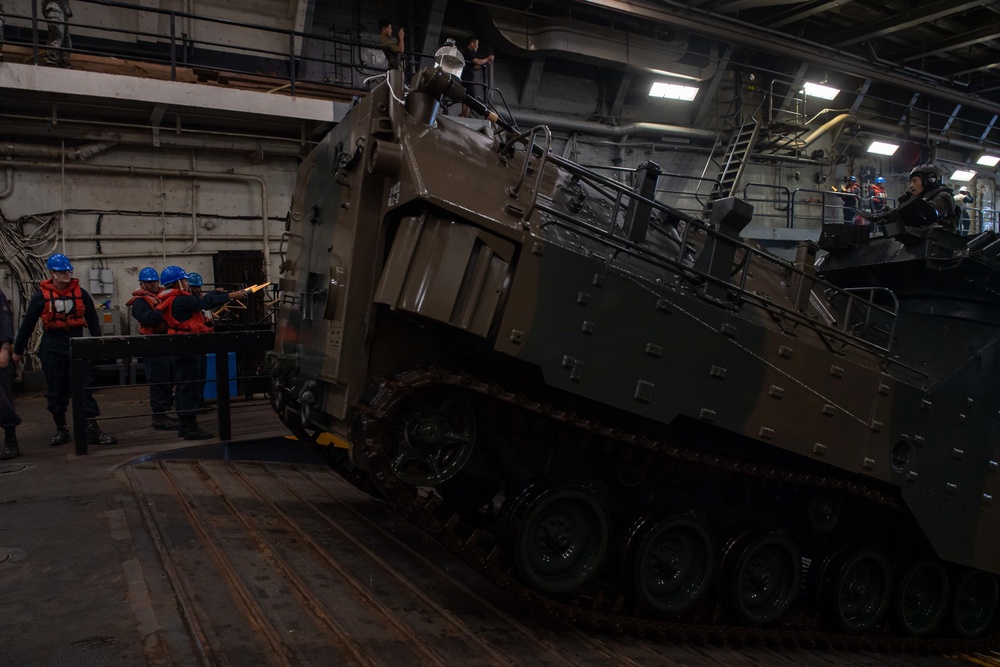 AAV Operations aboard USS New Orleans during Keen Sword 23