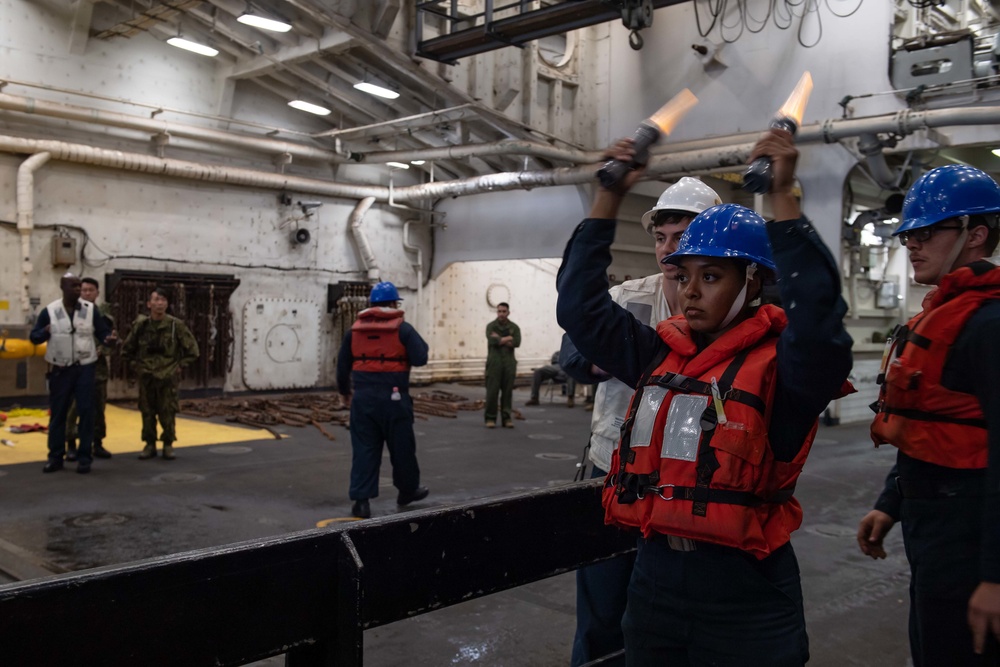 AAV Operations aboard USS New Orleans during Keen Sword 23