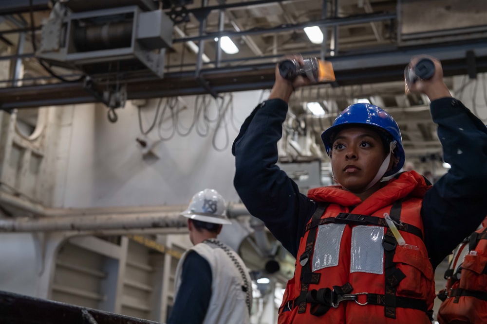 AAV Operations aboard USS New Orleans during Keen Sword 23