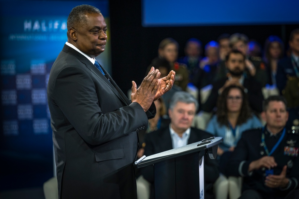 SECDEF Delivers Keynote Address at 2022 Halifax International Security Forum
