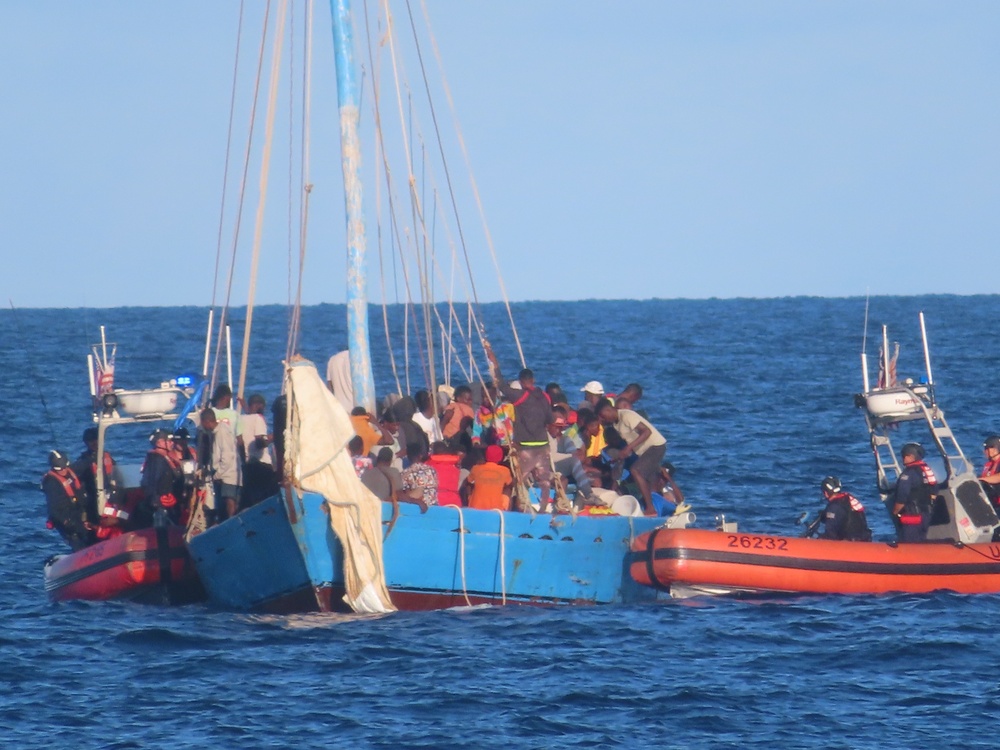 Coast Guard transfers 217 Haitians to The Bahamas