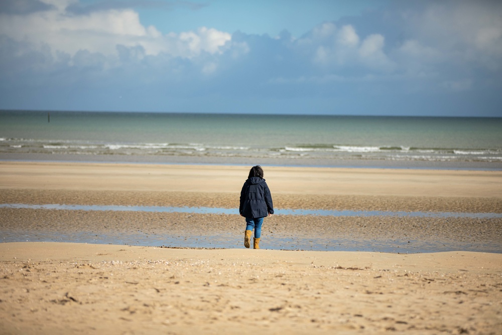 USS Normandy Visits in Normandy, France