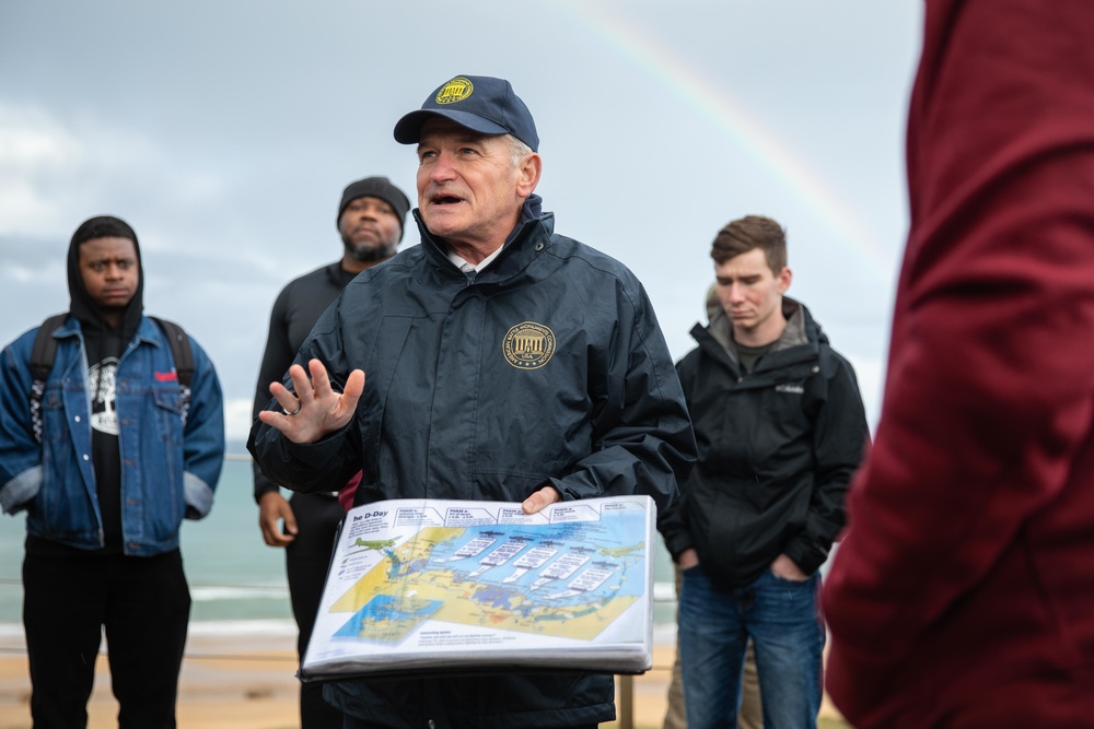 USS Normandy Visits in Normandy, France