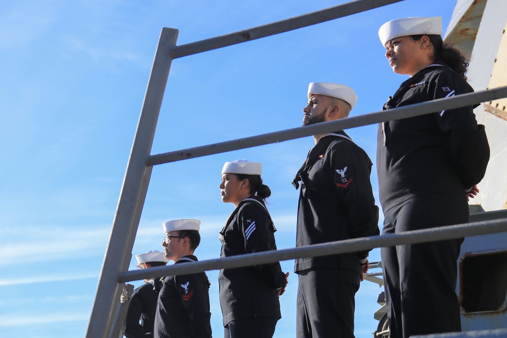 USS McFaul Visits in Rotterdam