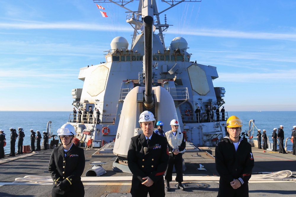 USS McFaul Visits in Rotterdam