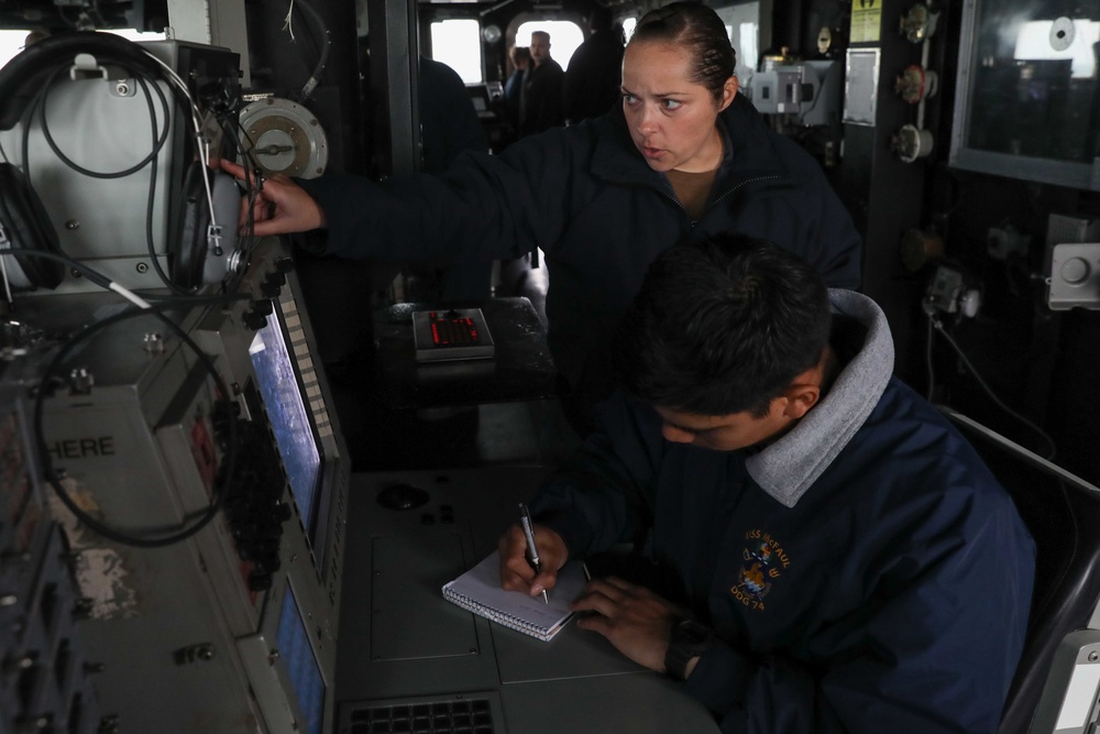 USS McFaul Visits in Rotterdam