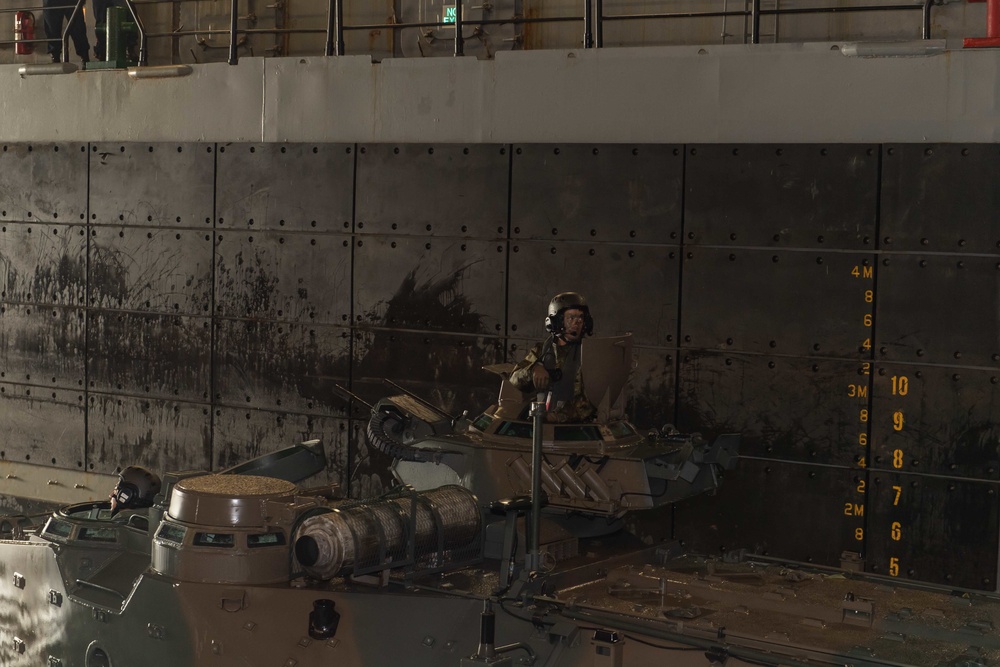 AAV Ops aboard USS New Orleans During Keen Sword 23